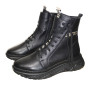 Женские черные ботинки демисезонные Badura (Польша) модель 5176