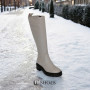 Women's beige boots Best but (Poland) model 5179