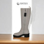 Women's beige boots Best but (Poland) model 5179