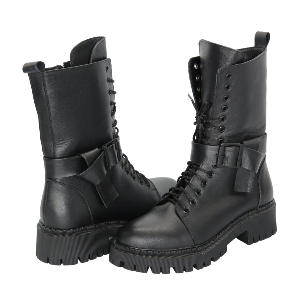 Women's black boots winter Lonza (Turkey) model 5181