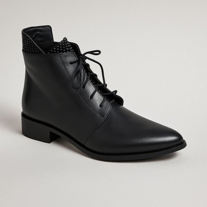 Women's black demi-season boots Bellum (Poland) model 5195
