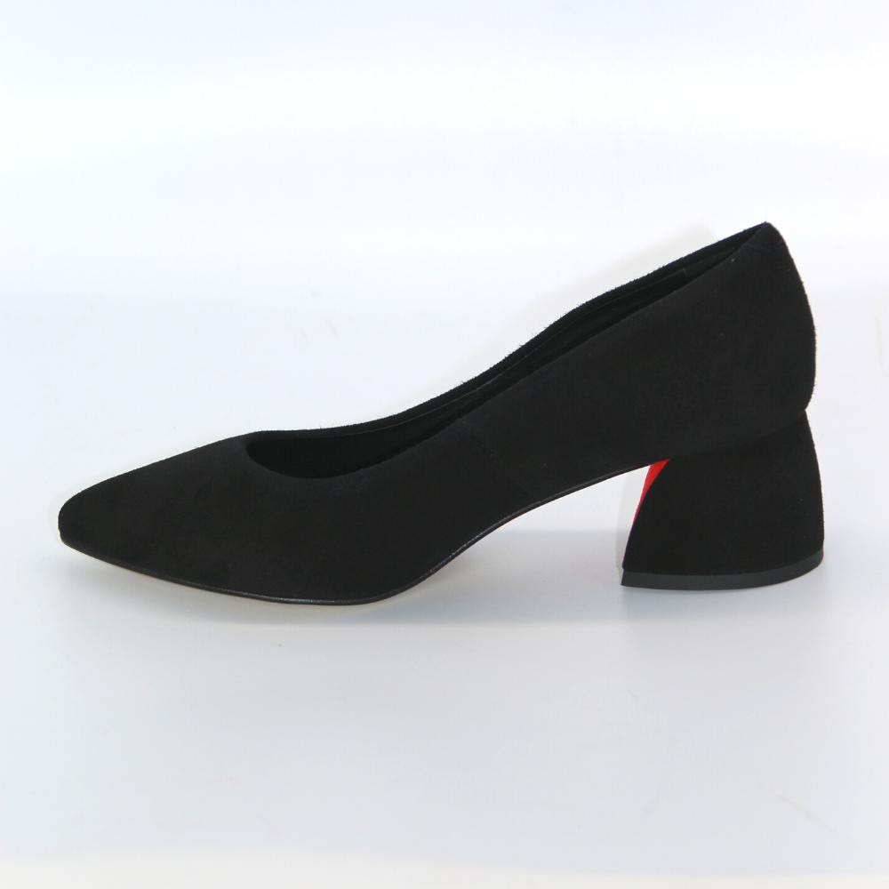 Женские черные туфли-лодочки Kaniowski (Польша) модель 5196