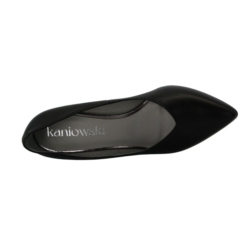 Женские черные туфли-лодочки Kaniowski (Польша) модель 5200