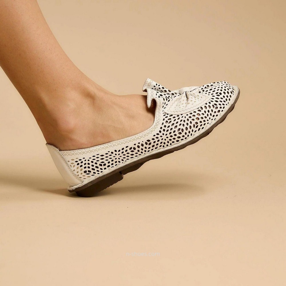 Женские балетки с перфорацией Anna Lucci (Турция) модель 5207