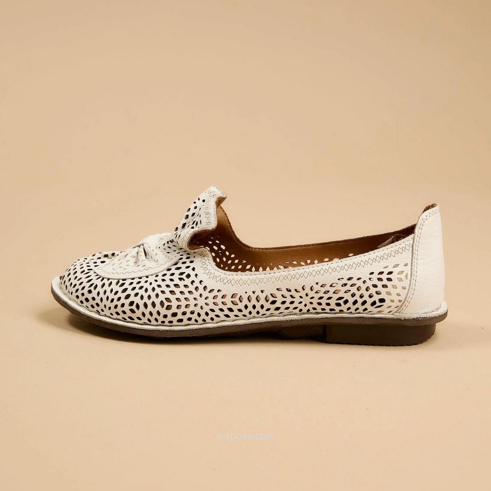 Женские балетки с перфорацией Anna Lucci (Турция) модель 5207