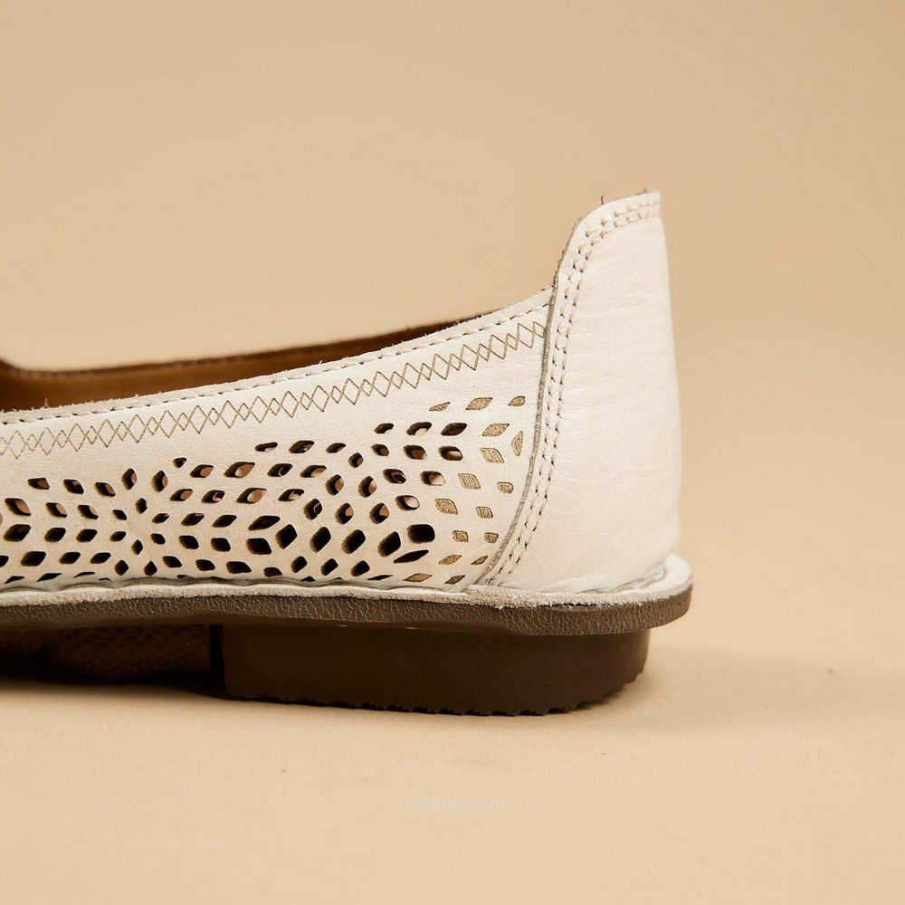 Женские балетки с перфорацией Anna Lucci (Турция) модель 5207