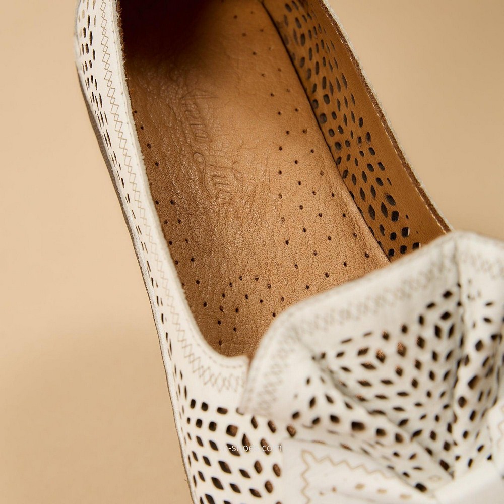 Женские балетки с перфорацией Anna Lucci (Турция) модель 5207