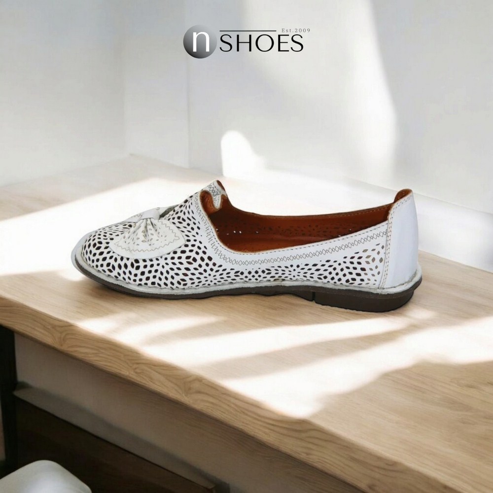 Женские балетки с перфорацией Anna Lucci (Турция) модель 5207