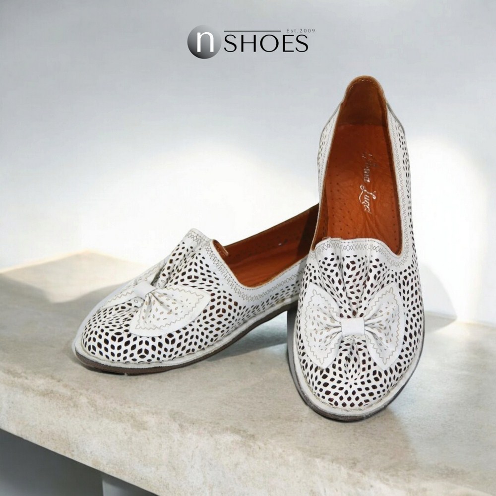 Женские балетки с перфорацией Anna Lucci (Турция) модель 5207