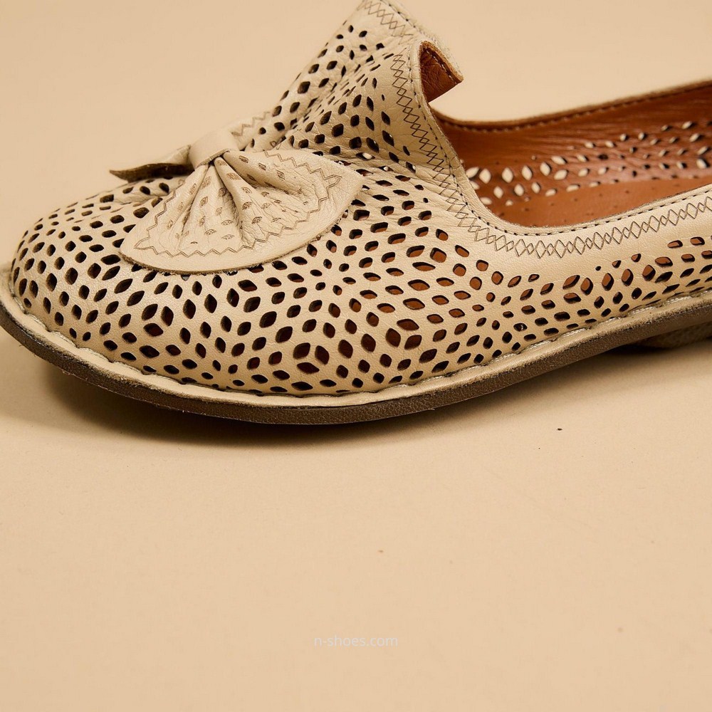 Жіночі бежеві балетки літні Anna Lucci (Туреччина) модель 5208