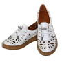 Женские белые мокасины с перфорацией Anna Lucci (Турция) модель 5209