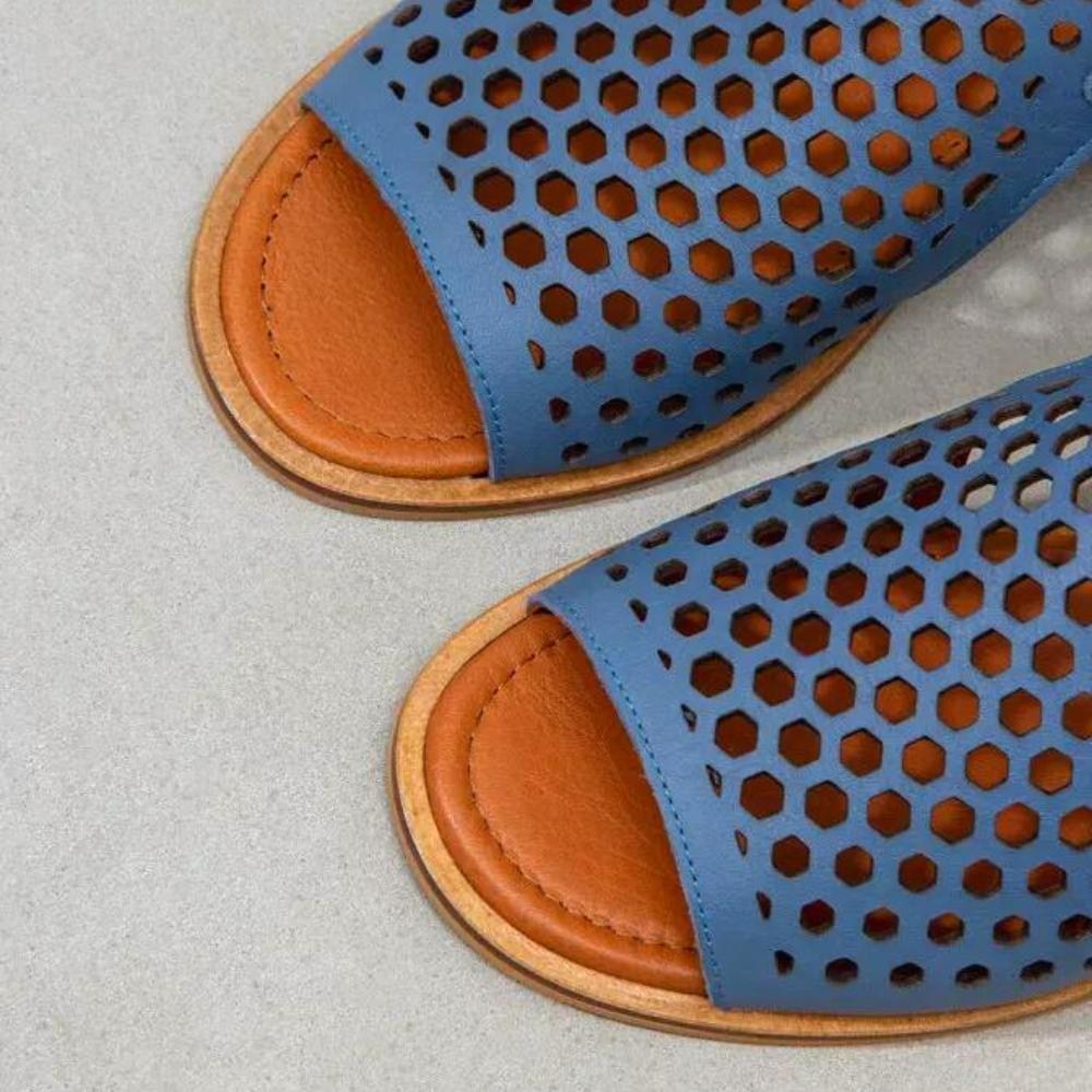 Жіночі сині босоніжки Anna Lucci (Туреччина) модель 5212