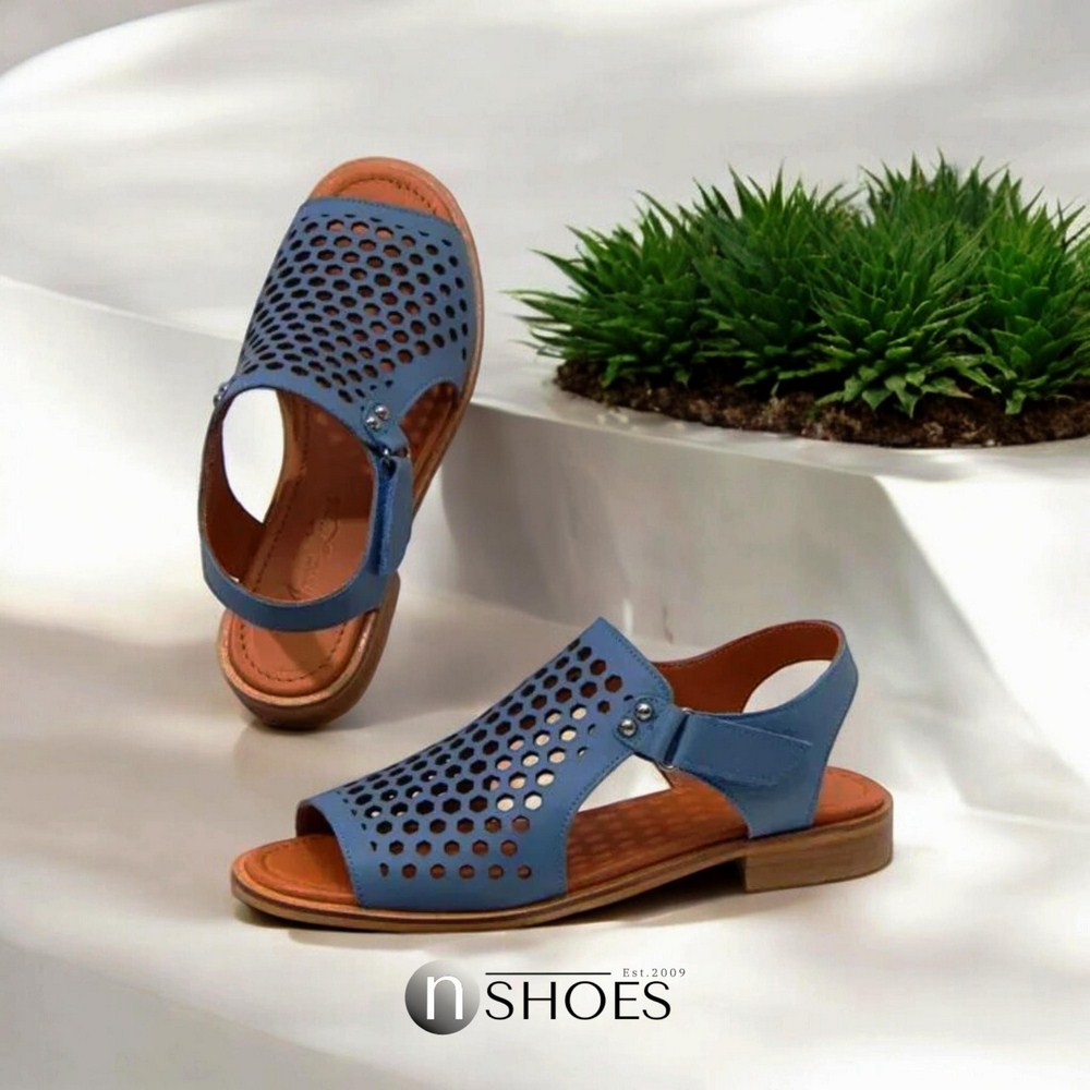 Жіночі сині босоніжки Anna Lucci (Туреччина) модель 5212