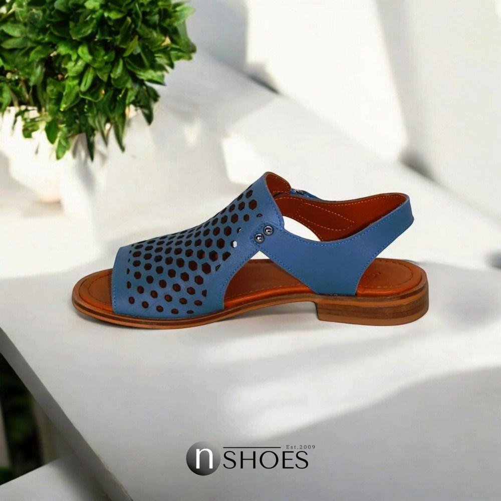 Жіночі сині босоніжки Anna Lucci (Туреччина) модель 5212