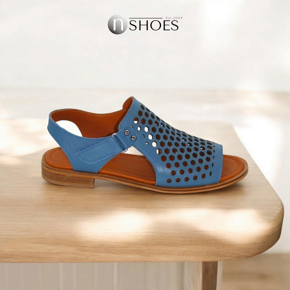 Жіночі сині босоніжки Anna Lucci (Туреччина) модель 5212