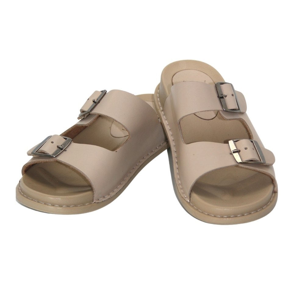 Женские бежевые шлепки Lonza (Турция) модель 171406 5214