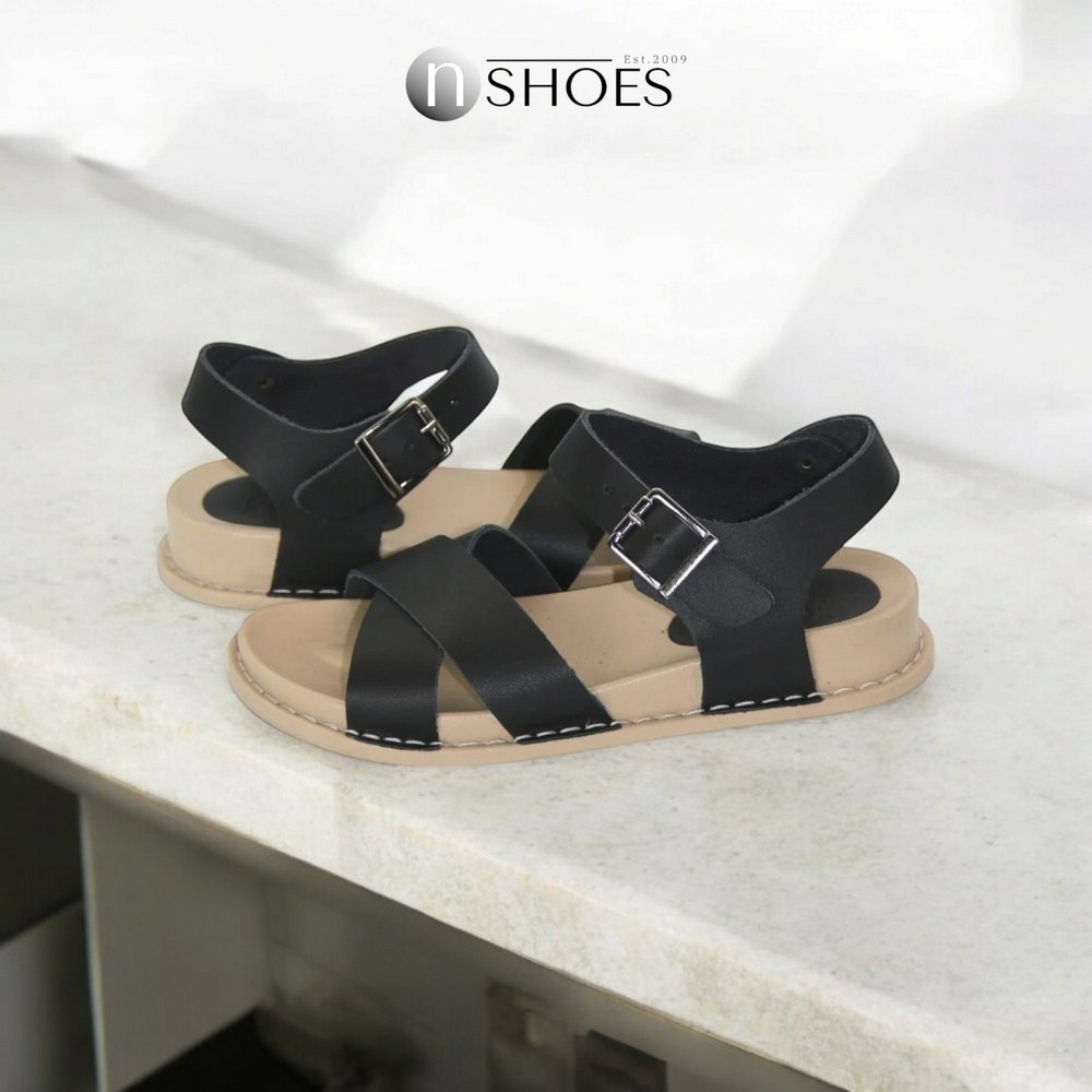 Жіночі чорні босоніжки Lonza (Туреччина) модель 5216