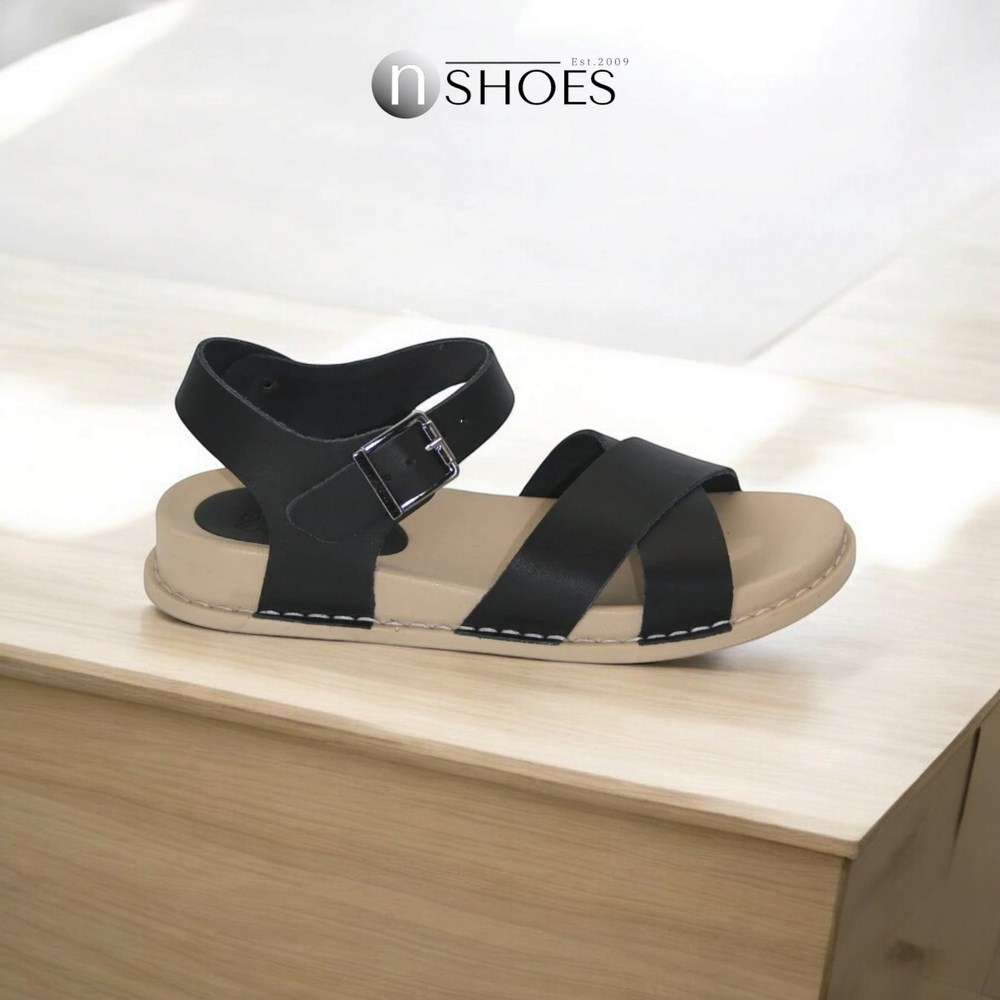 Жіночі чорні босоніжки Lonza (Туреччина) модель 5216