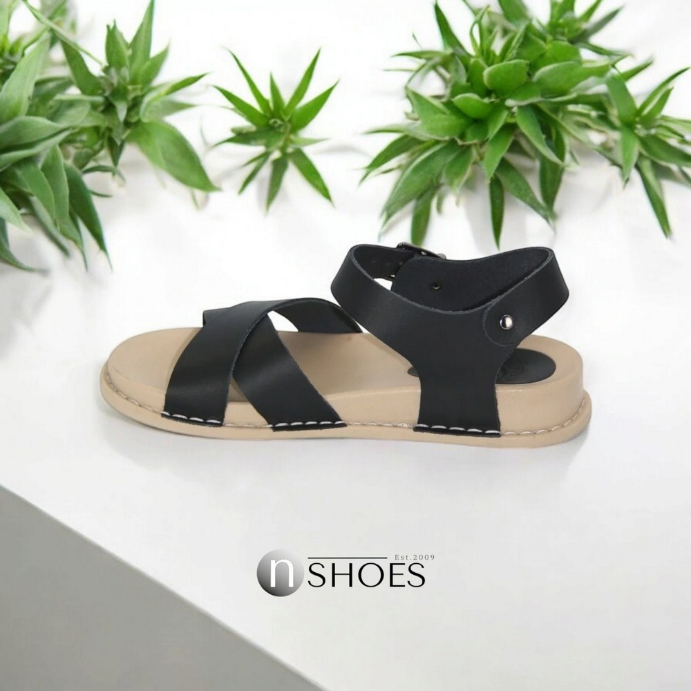 Жіночі чорні босоніжки Lonza (Туреччина) модель 5216