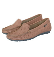 Женские розовые мокасины Nessi Польша 17145-roz-12 5218