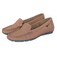 Женские розовые мокасины Nessi Польша 17145-roz-12 5218