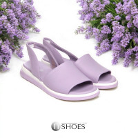 Women's purple platform sandals Anna Lucci Türkiye 171367 857-00-M5 5237 made of genuine leather