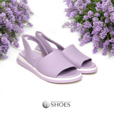 Жіночі фіолетові босоніжки на платформі Anna Lucci Туреччина 171367 857-00-M5 5237 з натуральної шкіри