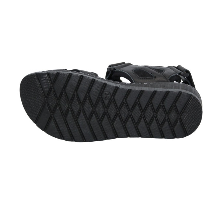 Жіночі чорні босоніжки Lonza 176753 2051 BLACK KOGA з натуральної шкіри