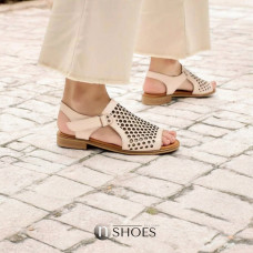 Жіночі бежеві босоніжки з перфорацією Anna Lucci Туреччина 184668 532-500 5242