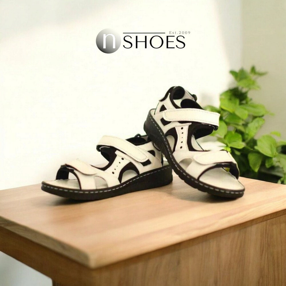 Женские белые босоножки Lonza 171813 176734 2051 WHITE из натуральной кожи