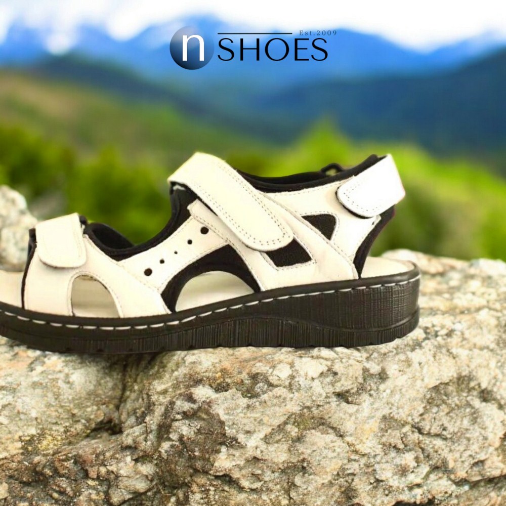 Женские белые босоножки Lonza 171813 176734 2051 WHITE из натуральной кожи