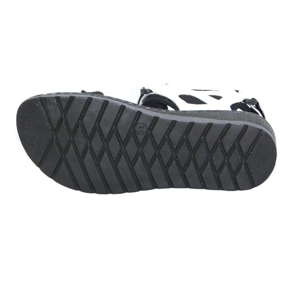 Женские белые босоножки Lonza 171813 176734 2051 WHITE из натуральной кожи