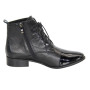 Женские черные ботинки демисезонные NICOLE (Польша) модель C-16