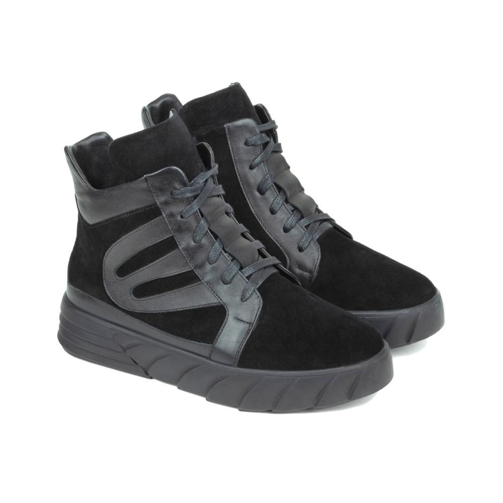 Shoes sneakers female black ROMAX (Ukraine) model 2571-com