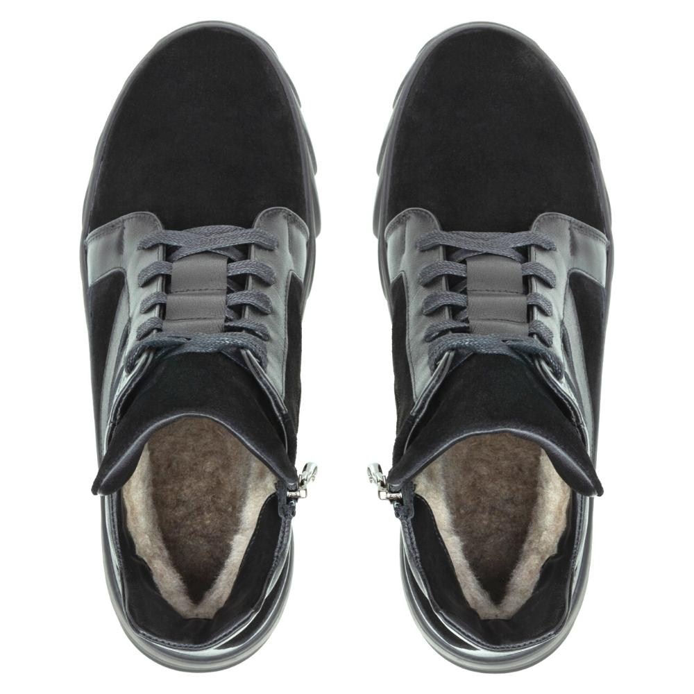 Shoes sneakers female black ROMAX (Ukraine) model 2571-com