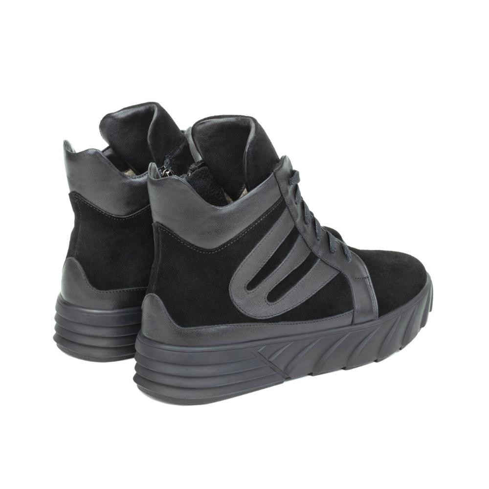 Shoes sneakers female black ROMAX (Ukraine) model 2571-com