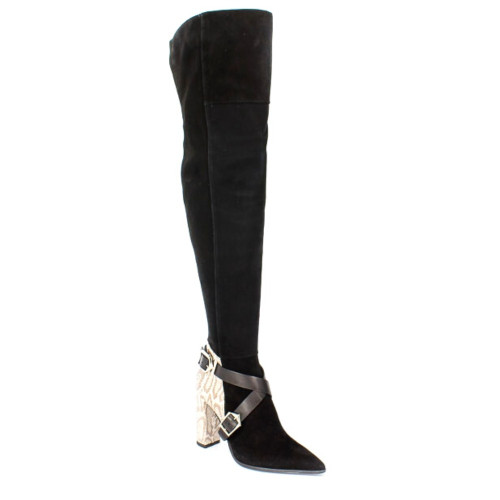 Over the knee boots black Conhpol Poland B-2927V Nero/89/191/1683 3360