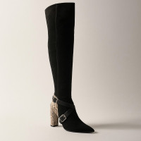 Over the knee boots black Conhpol Poland B-2927V Nero/89/191/1683 3360