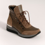 Женские рыжие ботинки Steizer z235 из натуральной кожи