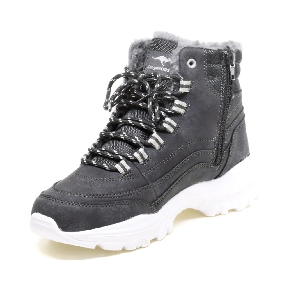 Серые ботинки Kangaroos (США) арт 39177 000 2009 KW-LOOMY STEEL GREY/VALOR GREY модель 4828