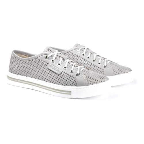 Sneakers for women gray Lesta Poland 261-4366-1-0379 4897