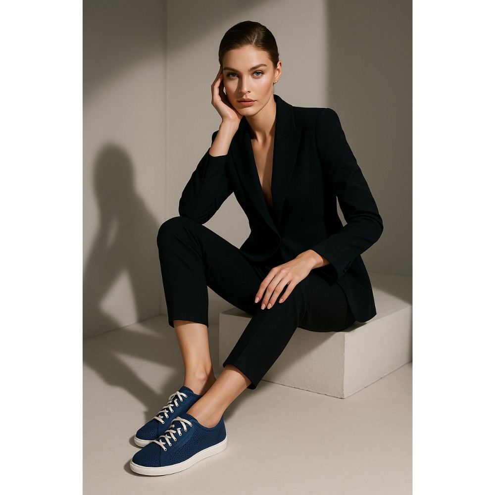 Жіночі сині кеди Lesta 4366-1-3494 з Польщі