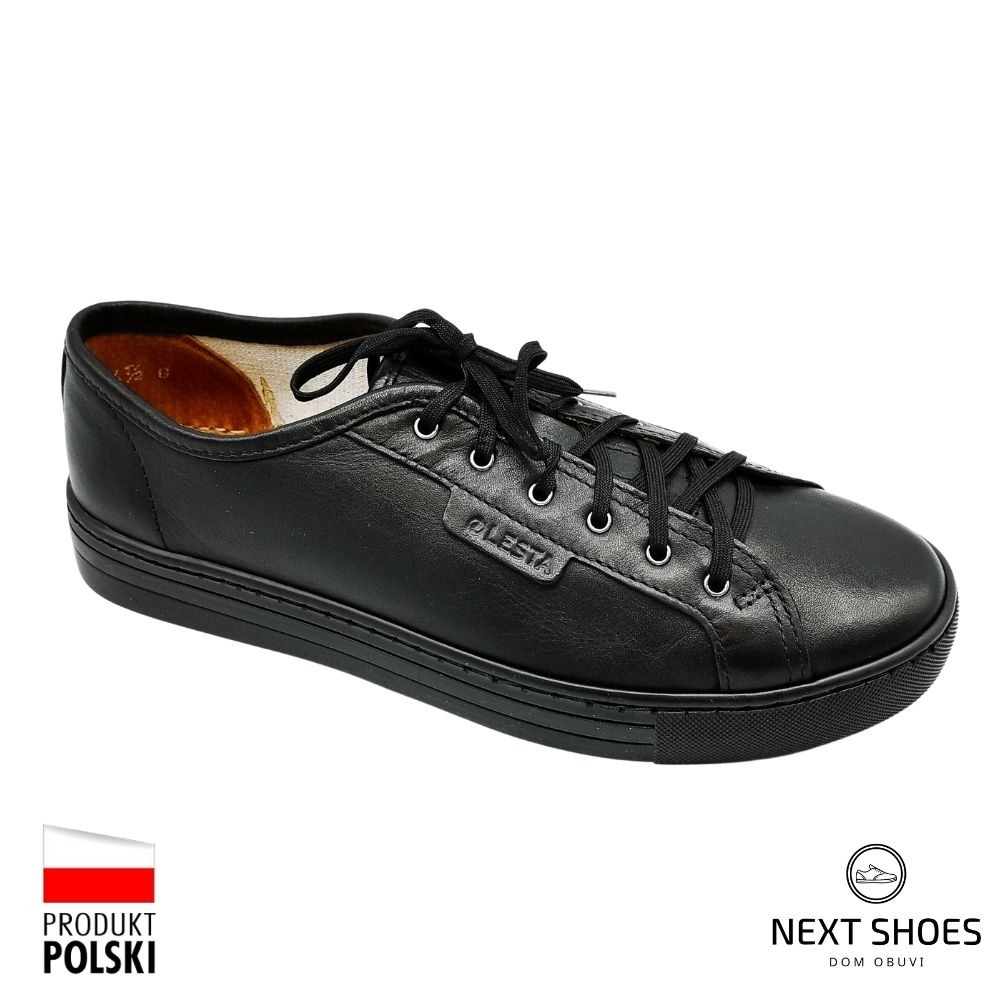 Sneakers women's black Lesta (Poland) model 4899
