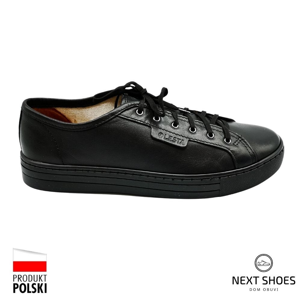 Sneakers women's black Lesta (Poland) model 4899