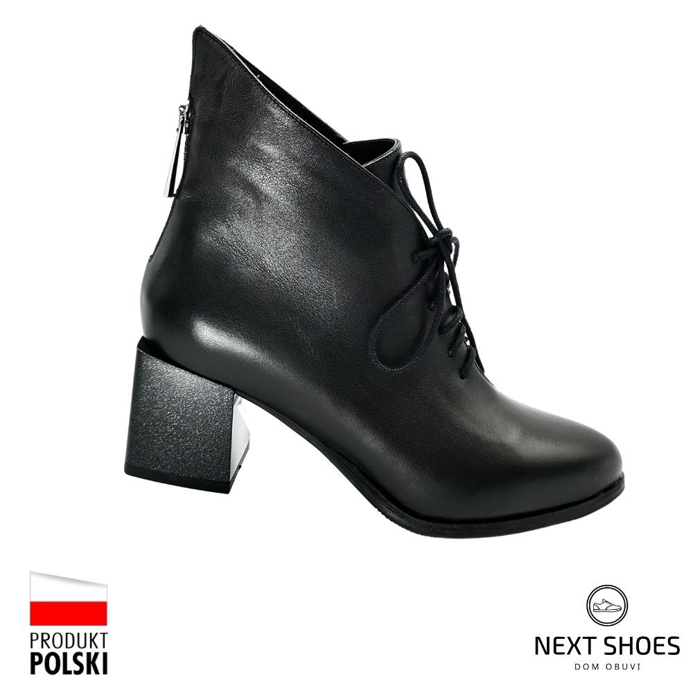Черевики жіночі чорні Bellum (Польща) модель 4913
