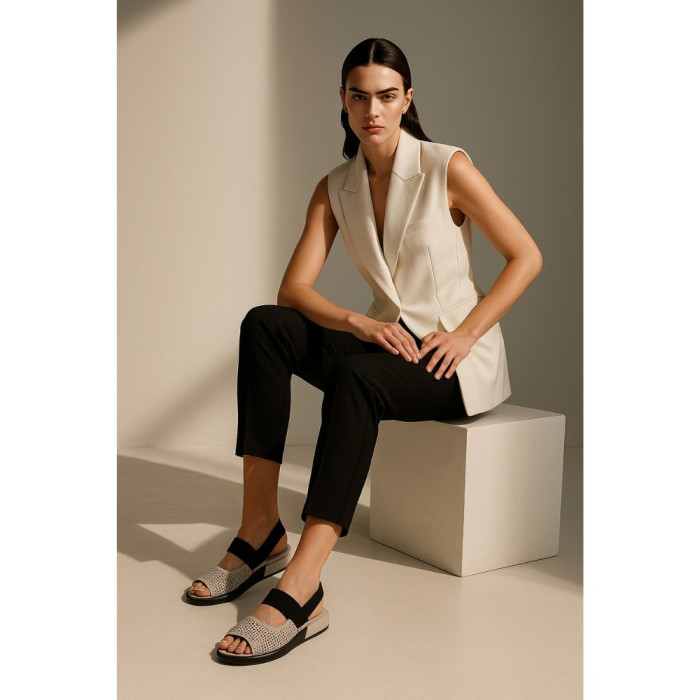 Gray Women's Sandals Estmod 4944 - The Lightness of Every Step