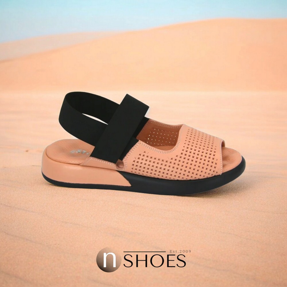 Жіночі рожеві босоніжки Estmod 142-0247224 з натуральної шкіри