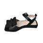 Sandals female black Evromoda (Turkey) model 4947