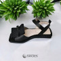 Sandals female black Evromoda (Turkey) model 4947