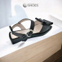 Sandals female black Evromoda (Turkey) model 4947